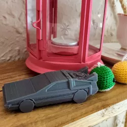 Delorean Low Poly