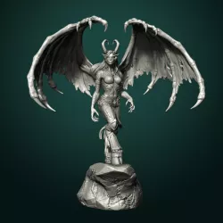 Demon Hunter pre-supported (World of Warcraft, fan art)