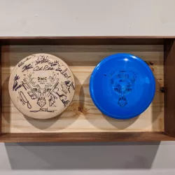 Disc Golf Wall Hanger - Shadow Box Frisbee Holder