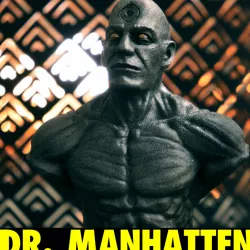Doctor Manhatten from "Watchmen" (support free)