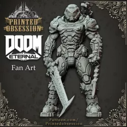 Doom Guy - Doom Eternal - 30cm Model