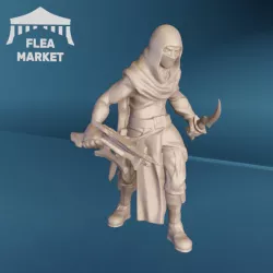 Dread Elf Blood Cloak (Flea Market Guest Sculpt)