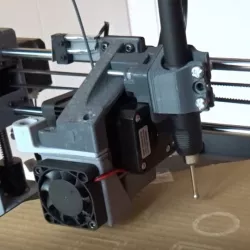 DremelTool Mounting part for CNC Engraving with 3D Printer