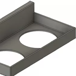duel 4inch filter sock holder