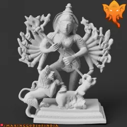 Durga Slaying the Buffalo Demon (Mahishasura)