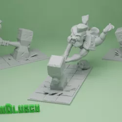 Dwarf Berserker - stature