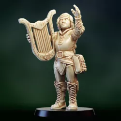 Dwarf girl bard