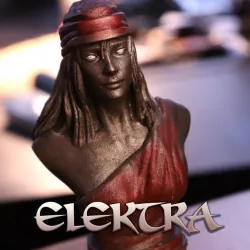 Elektra from Marvel Comics (support free bust)