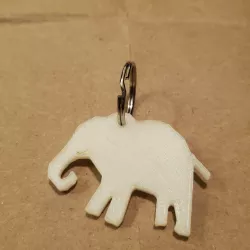 Elephant Keychain