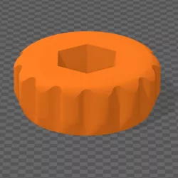 Ender 3 - Small lock for bed leveling knobs