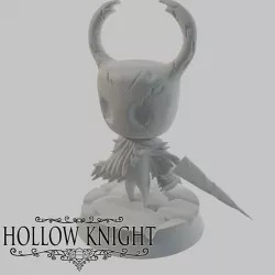 Epic Hollow Knight figure with a stand : The Knight