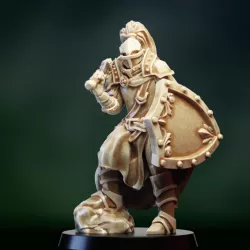 Fantasy medieval knight warrior