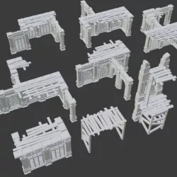 Fantasy Ruins - Basic Modular Building Blocks