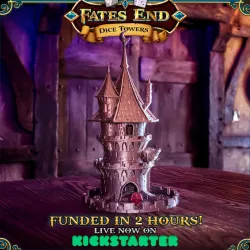 FATES END - DICE TOWER - FREE WIZARD TOWER!