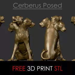 FREE 3D Printing Bernini Cerberus