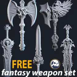 FREE Fantasy Weapon Set