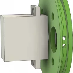FS90 9g servo motor wheel
