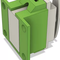 FS90 servo motor mount/holder