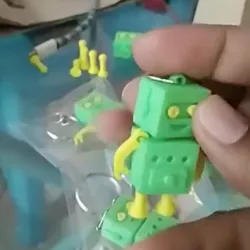 Funny Robot Keyring