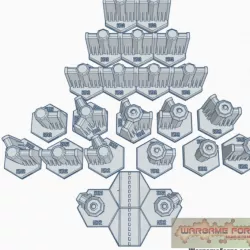 $10.00Hex Map Scale Level 2 Walls Set A