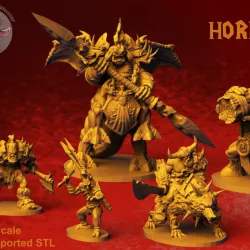 $10.00Horde army - 28 mm miniatures 3D print models