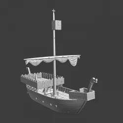 $10.00Medieval Danish warship kogge
