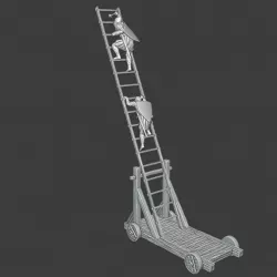 $10.00Medieval siege ladder wagon