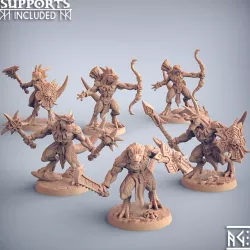$12.00Goldmaw Lizards - 6 Modular