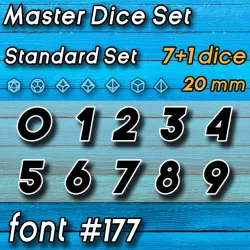 $12.00Master Dice Set FONT #177