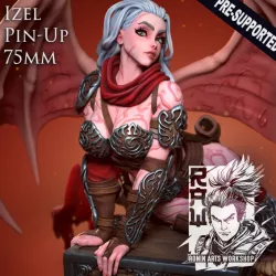 $15.99Izel The Barbarian Succubus - Pin Up, 75mm, Pre-Supported