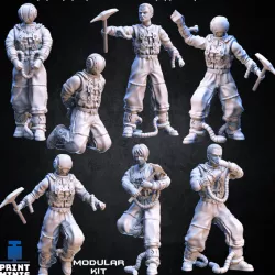 $16.00Lunar Prisoners - Modular Inmate Rebellion - Narok Prison Collection