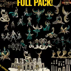 $210.00Gods and Heroes of Egypt FULL PACK! (with scenery/centerpiece)