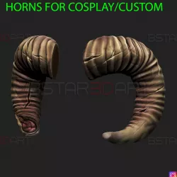 $25.00Goat Horns - Satan horns - For cosplay and custom Figure