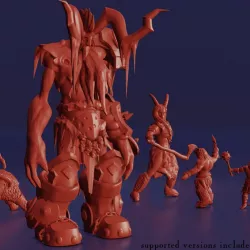 $25.00Ice Cold - Frost Giant, Half-Giants, Werebear and Barbarians bundle 10