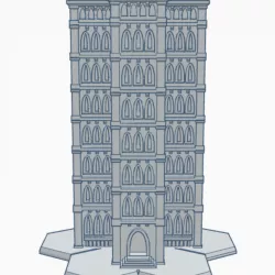 $3.00Gothic Building 27 with Hex Base GHB027