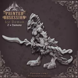 $3.00Ice Demon - Small Devil - Hell Hath No Fury - 32mm scale (Pre-supported)