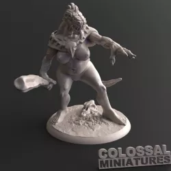 $3.00Lizardfolk Female Club Pointing A
