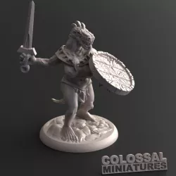 $3.00Lizardfolk Female Sword and Shield B