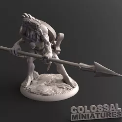 $3.00Lizardfolk Male Spear Two Handed C