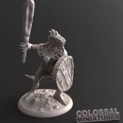 $3.00Lizardfolk Male with Club and Shield A