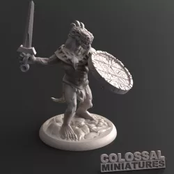 $3.00Lizardfolk Male with Sword and Shield B