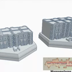 $3.00Modern Row House Set of 2 Hex Map Scale HMSM015