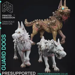 $3.50Guard Dogs - Frankensteins Lab - PRESUPPORTED - 32mm Scale