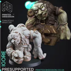 $3.50Igor - Frankensteins Lab - PRESUPPORTED - 32mm Scale