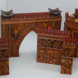 $3.65Manor house / elf city walls (modular set)