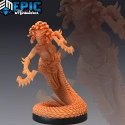 $3.90Gorgon Sisters Stheno Attacking / Medusa Sister / Half Snake Woman / Female Lamia