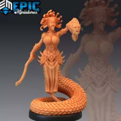 $3.90Gorgon Sisters Stheno Revenge / Medusa Sister / Half Snake Woman / Female Lamia