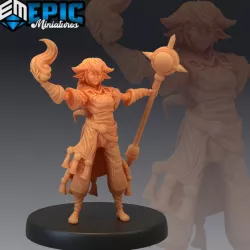 $3.90Half Gnome Mage Magic / Mysterious Halfling / Female Sorceress