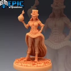 $3.90Mechanic Victoria Heart Bomb / Female Artificer / Steampunk Engineer Woman