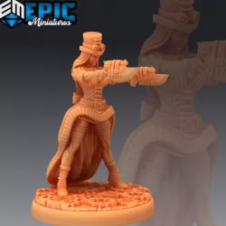 $3.90Mechanic Victoria Pistols / Female Artificer / Steampunk Engineer Woman